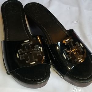 Tory Burch platform sandal black